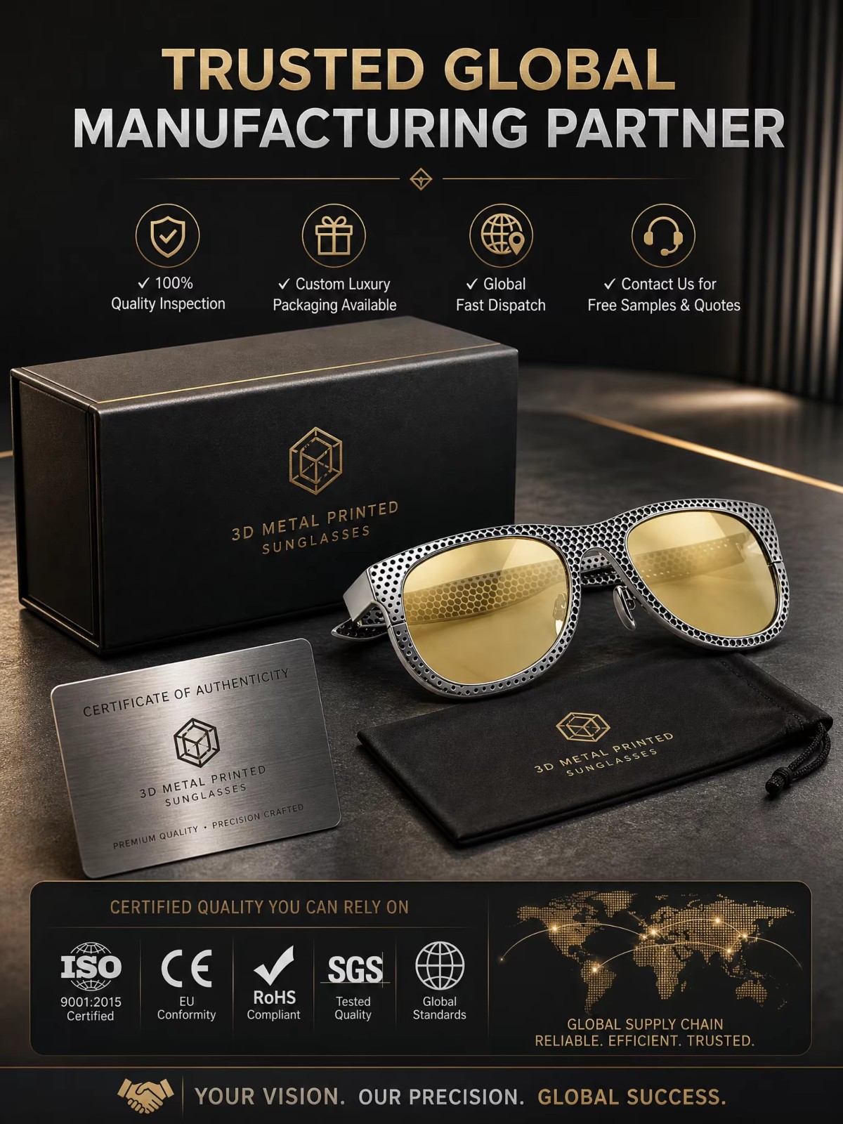 3D stainless steel printing manufacturing