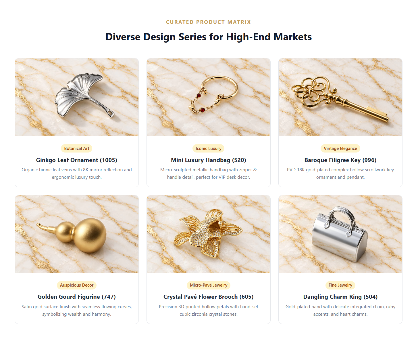 3D printing decorations design collection