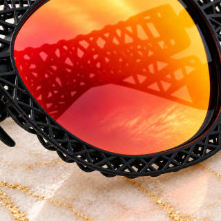 HEFT 698 3D Metal Printing Sunglasses