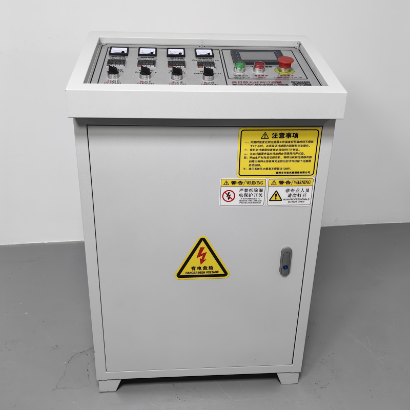 Main Control System Password Setting Leakage Protection Plastic Recycling Filter Control Cabinets