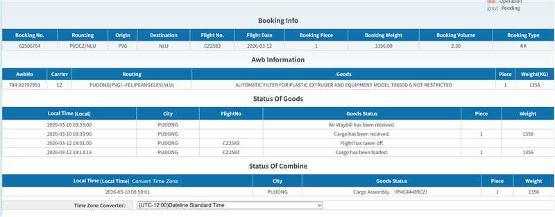 ज़ेरमा अमेरिकाज़, एलएलसी द्वारा हमारी कंपनी से ऑर्डर किया गया TX650 आज मेक्सिको में सुरक्षित रूप से पहुँच गया है।