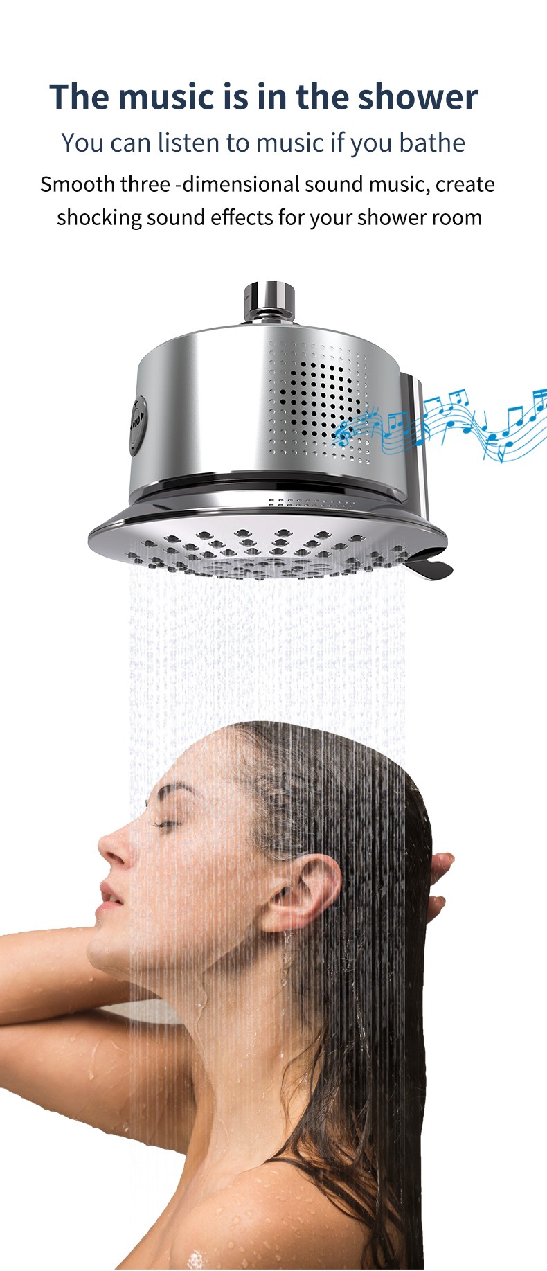 bluetooth shower head