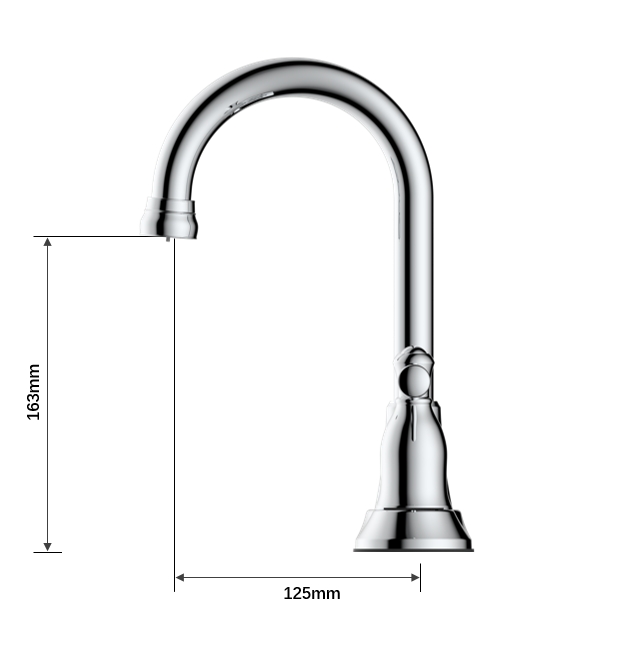 4 Inch Two-handle Center Set Bathroom Sink Faucet