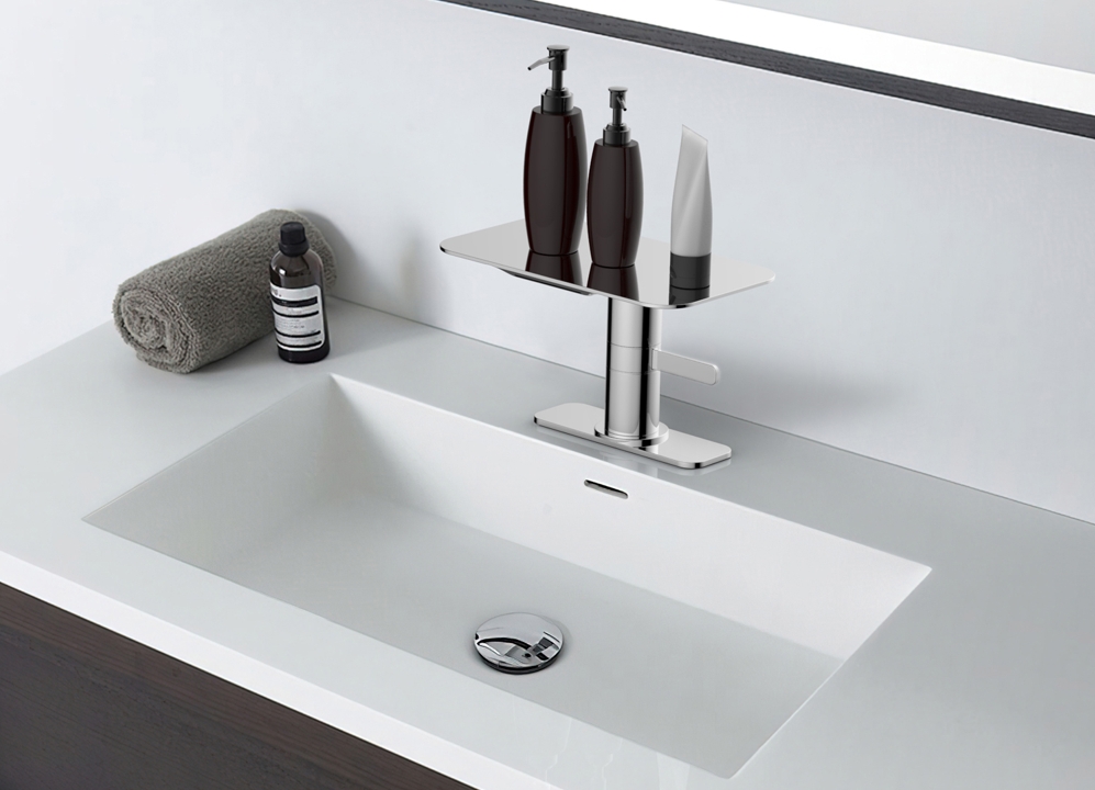 Single hole bathroom faucets