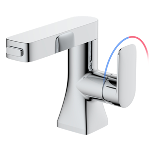 Double Handle Lavatory Faucet With Pop-up Drain