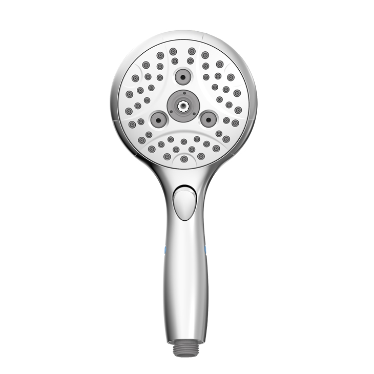 One Button Switch Multi-functional Handheld Showerhead With Manual Cleaning Bulller