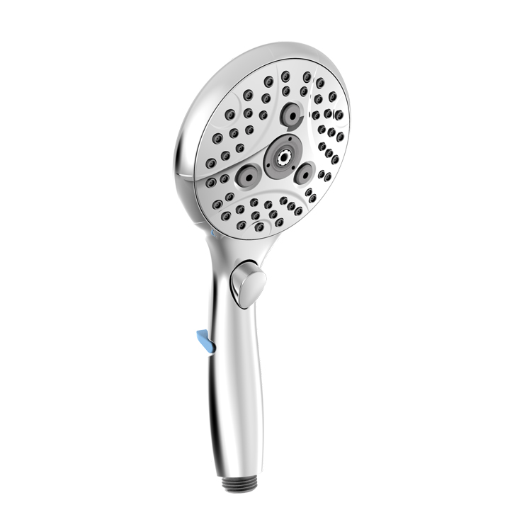 One Button Switch Multi-functional Handheld Showerhead With Manual Cleaning Bulller