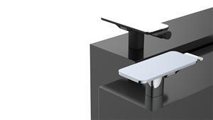 Waterval badkamerkraan met plank