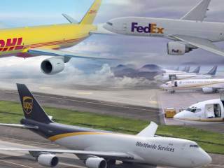 Which international courier is the most cost-effective for sending things to the United States