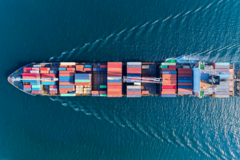 Why does the cost of shipping by sea rise rapidly but fall slowly?