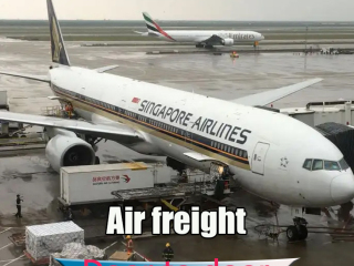 How is the delivery time for international air transportation to Southeast Asia?