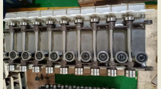 Glass Straight-line Bevelling Machine bearing conveyor