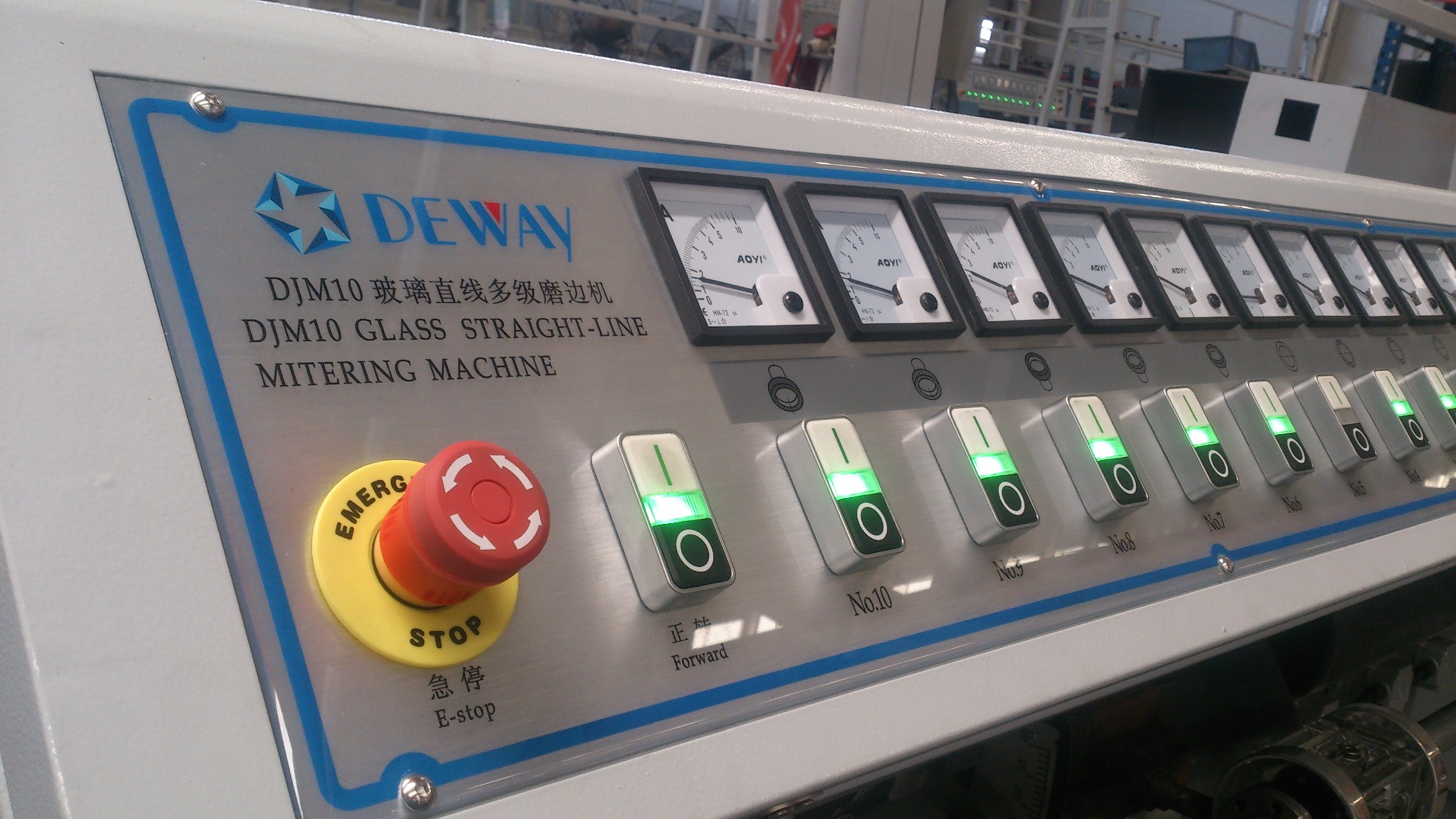 DJM10 Glass Miter Machine（10 Spindles)