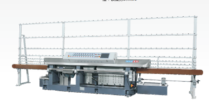 Glass Straight-line Edging with Variable Mitering Glass Straight-line Edging with Variable Mitering