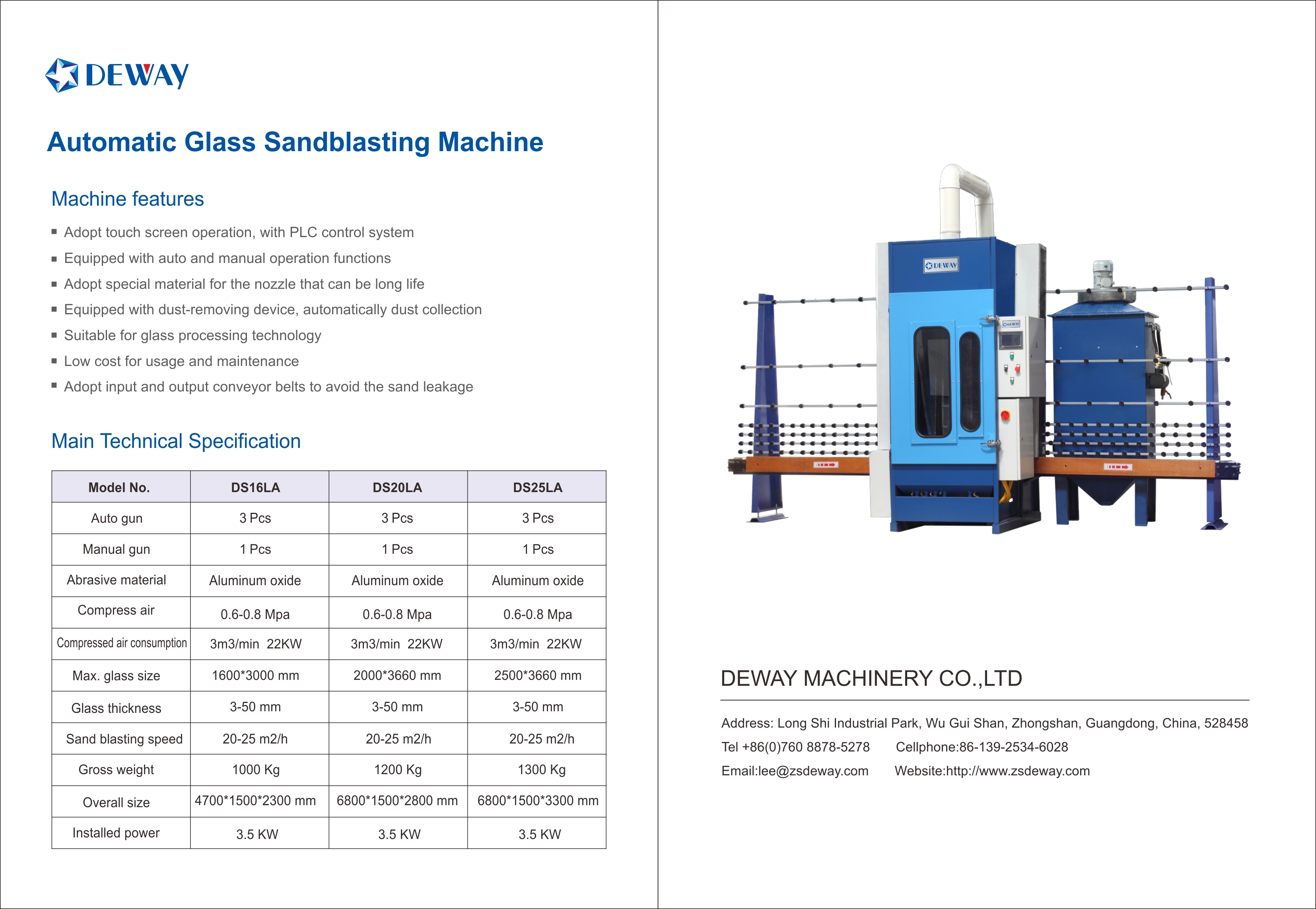 Glass Sandblasting equipment Glass Sandblasting equipment