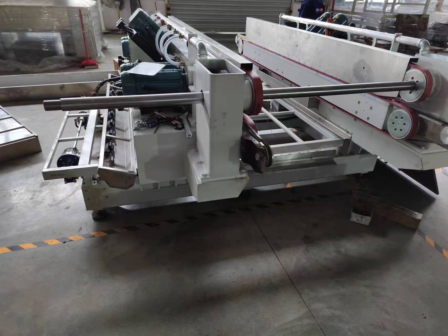 Glass Double Edging Processing Machine for 20 spindles