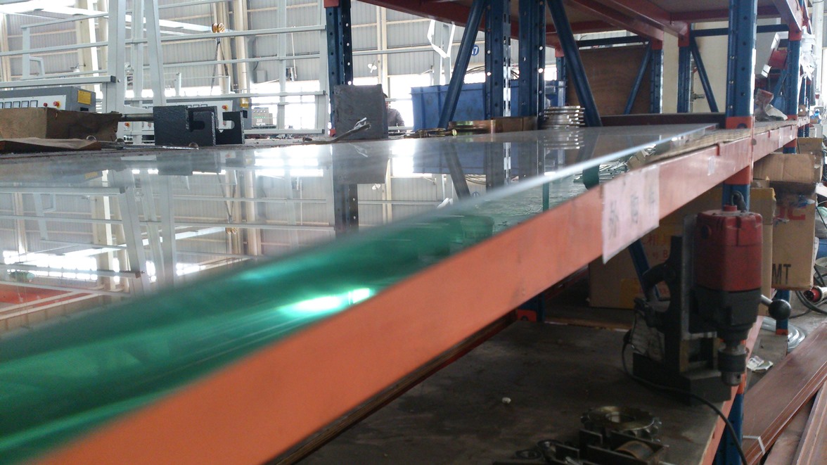 Glass Double Edging Machine Processing Line for 20 spindles