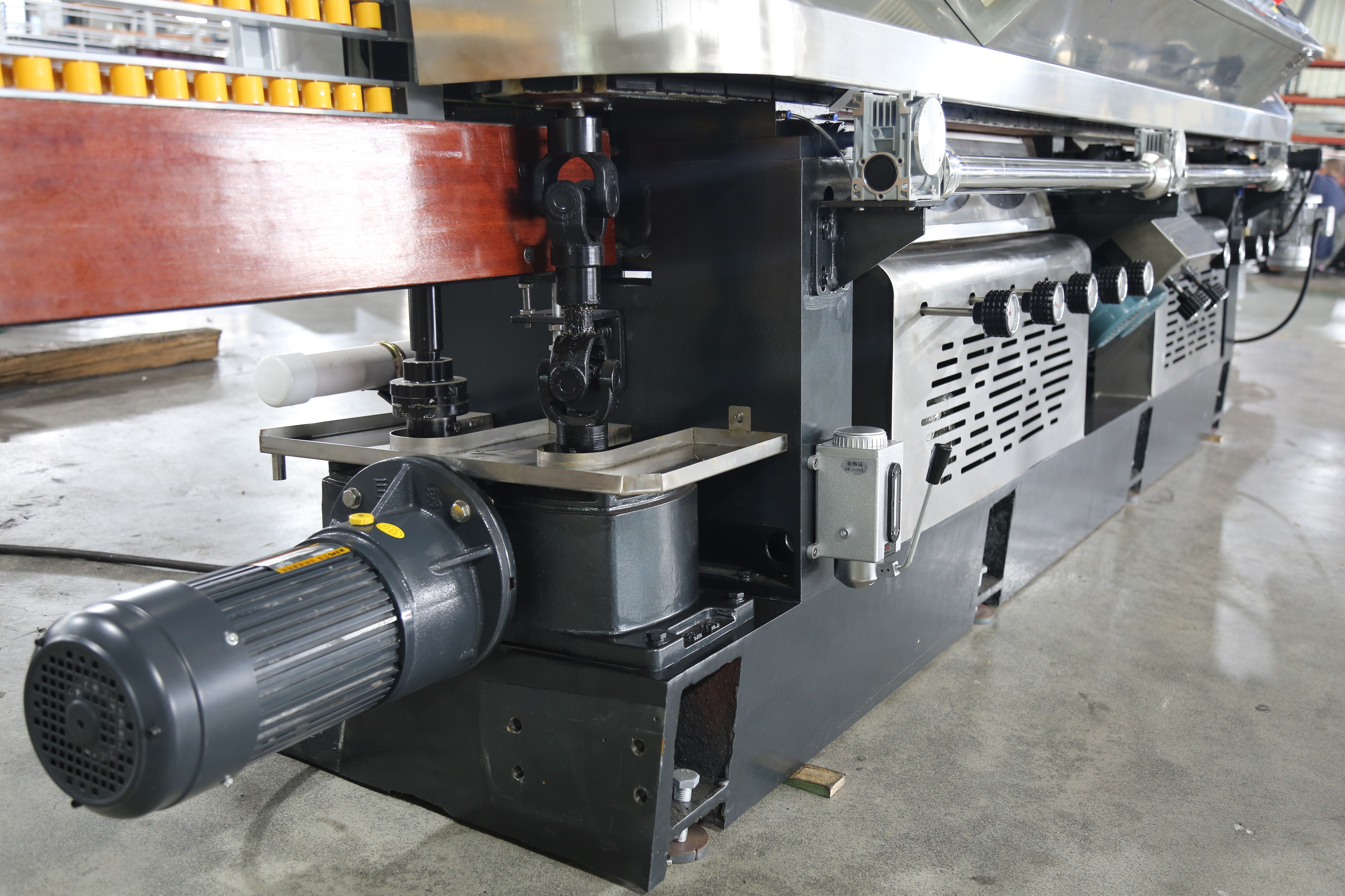 DZM12B Glass Edging Machine With Bearing Conveyor（12 Spindles)