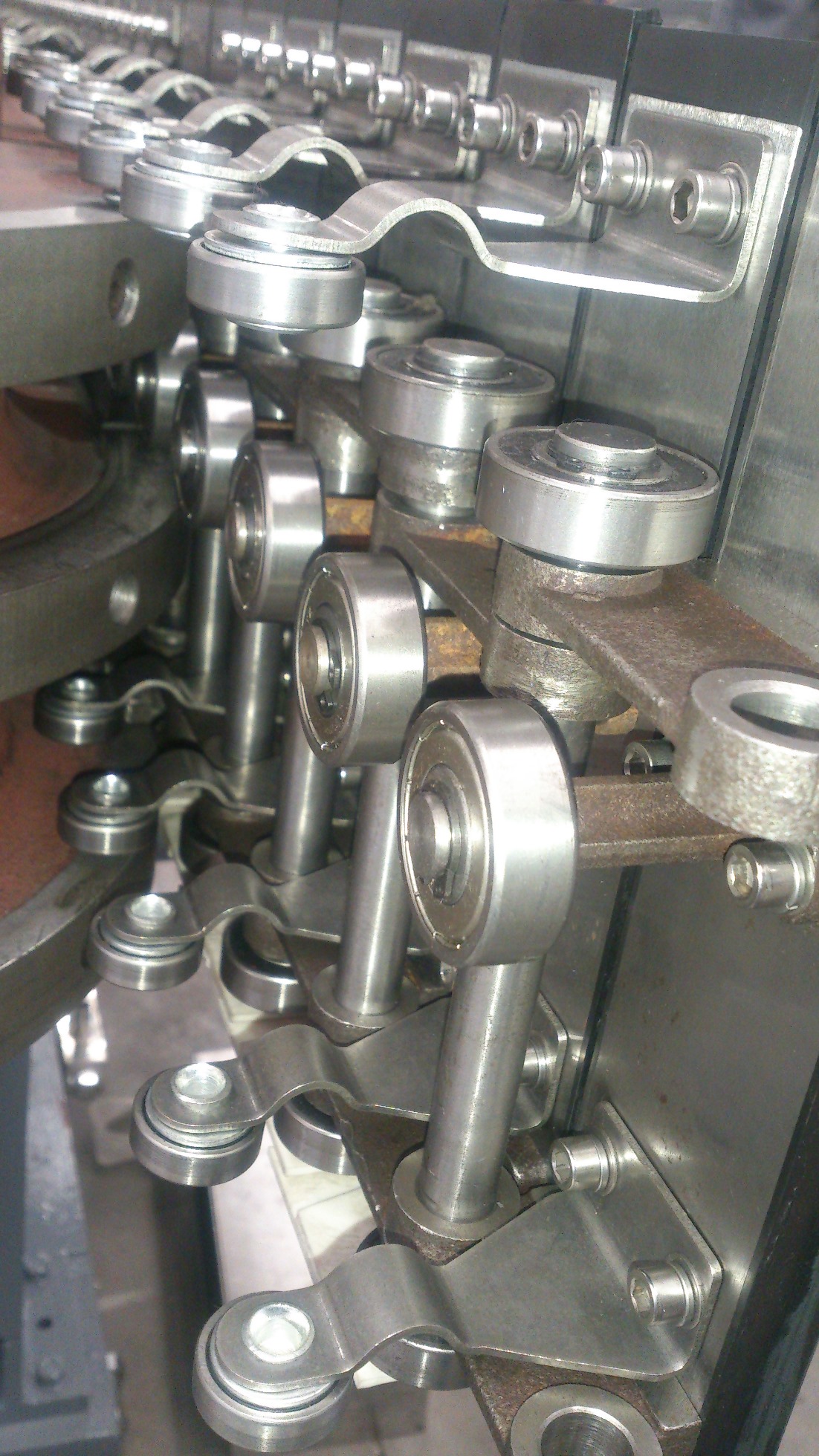 DJM11B Glass Miter Machine With Bearing Conveyor（11 Spindles)