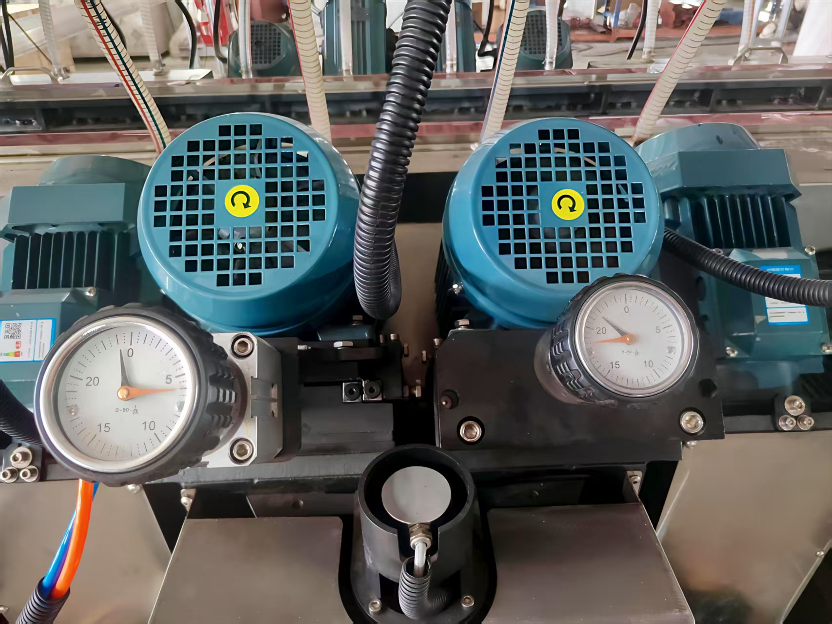 Double glass processing machine