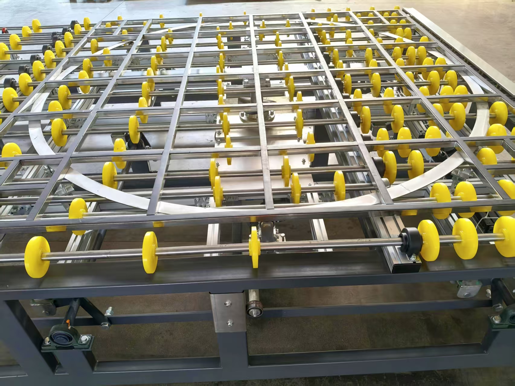 Glass Double Edging Transfer Table