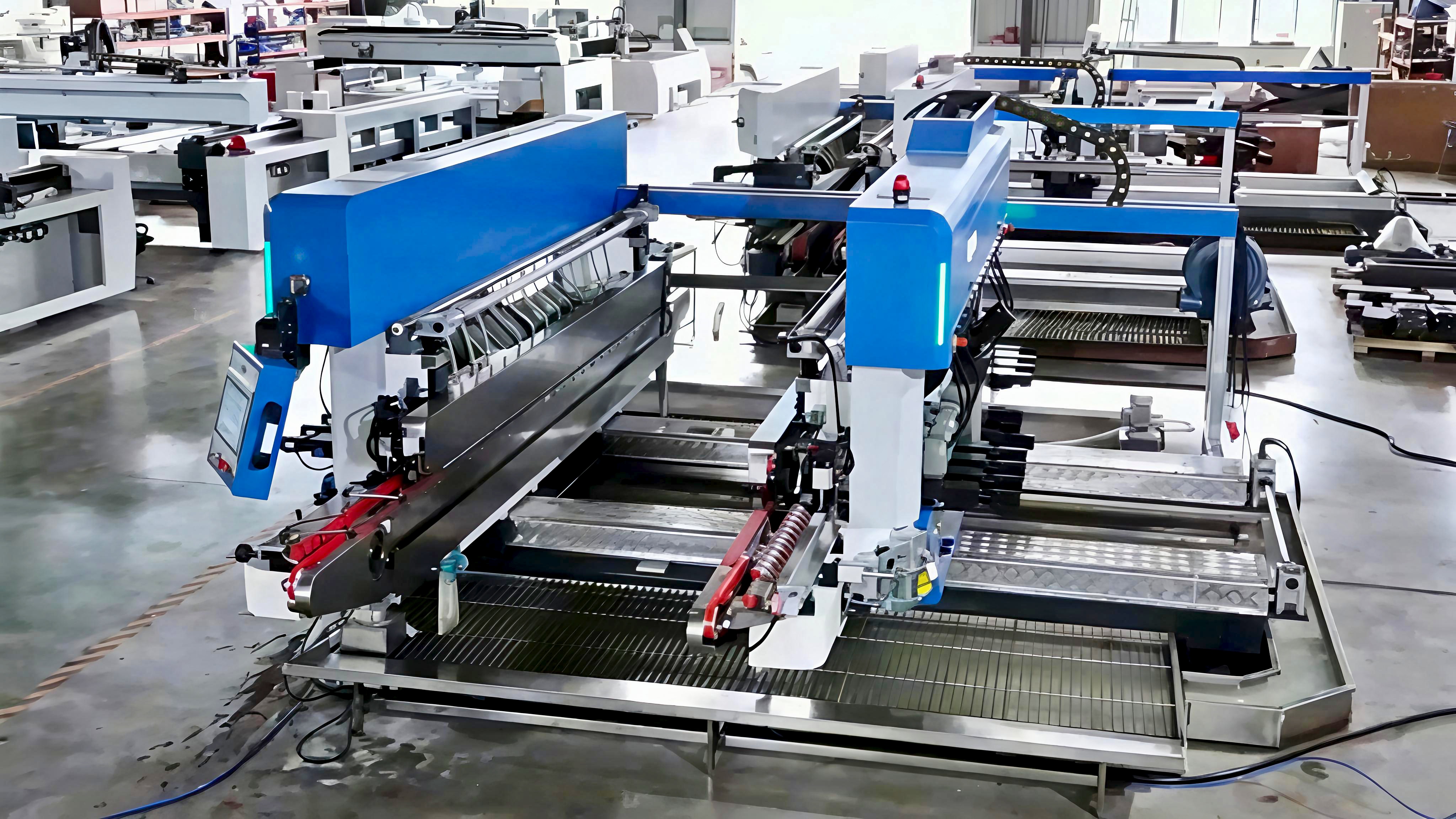 Glass Double Edging Machine for 20 spindles