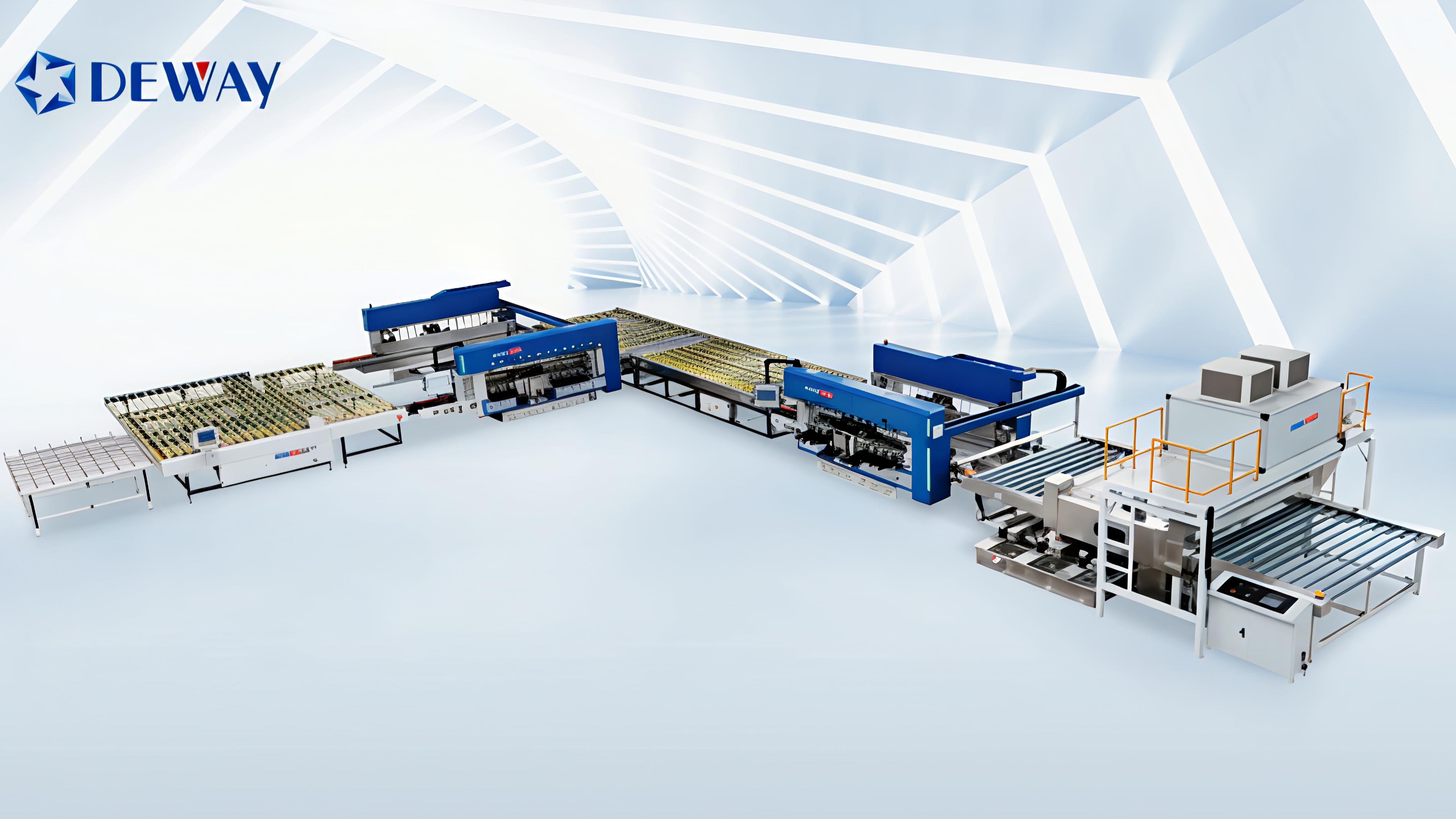 Double glass processing machine