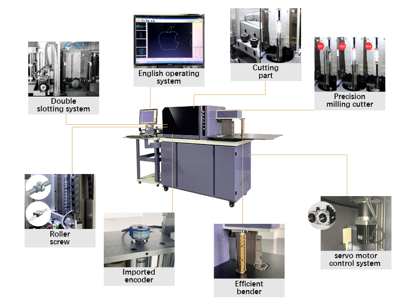 Multifunctional Channel Letter Bending Machine