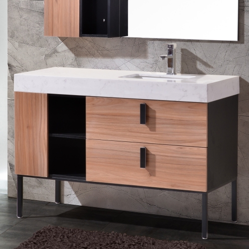 Sintered Stone Bathroom Cabinet Vanity