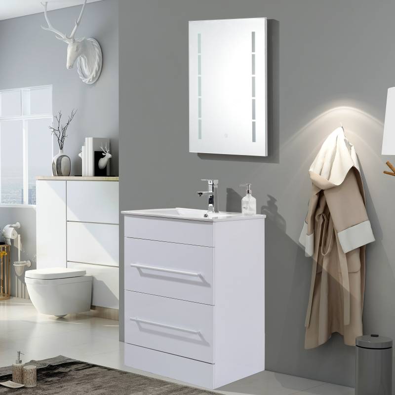 floor mounted bathroom cabinet