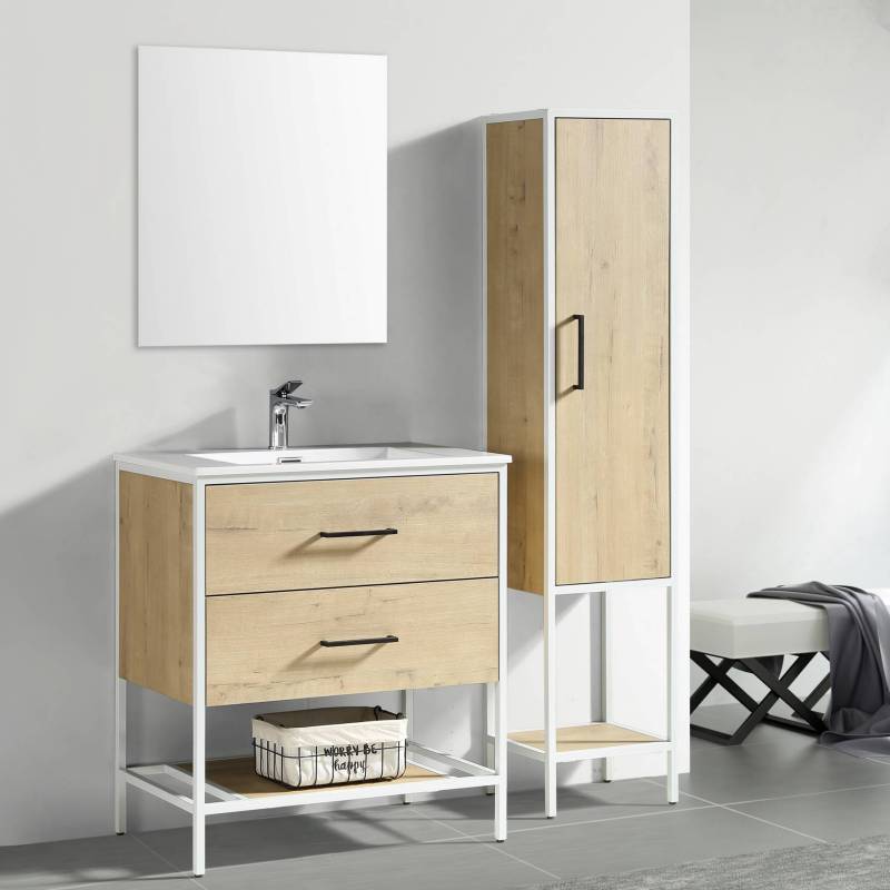 floor mounted bathroom cabinet