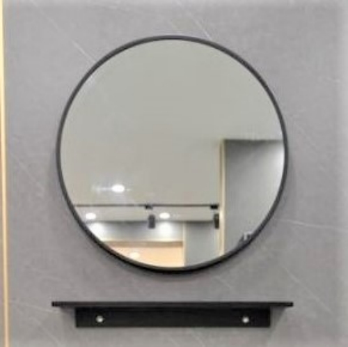 Floor Mounted Type Basin Unit With Basin And LED Mirror