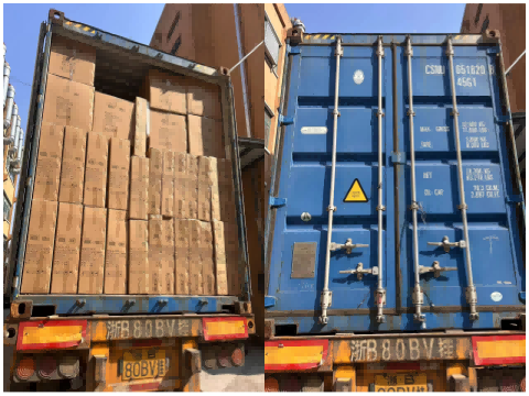 Successful shipment of bathroom cabinets to Pakistan customer