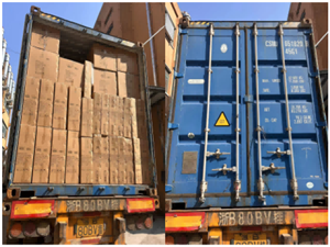 Successful shipment of bathroom cabinets to Pakistan customer