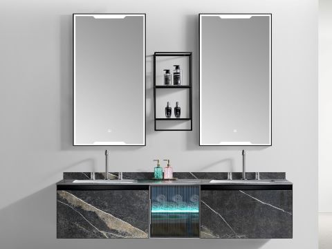 Ayala Modern Luxury Wall Mounted Bathroom Cabinet