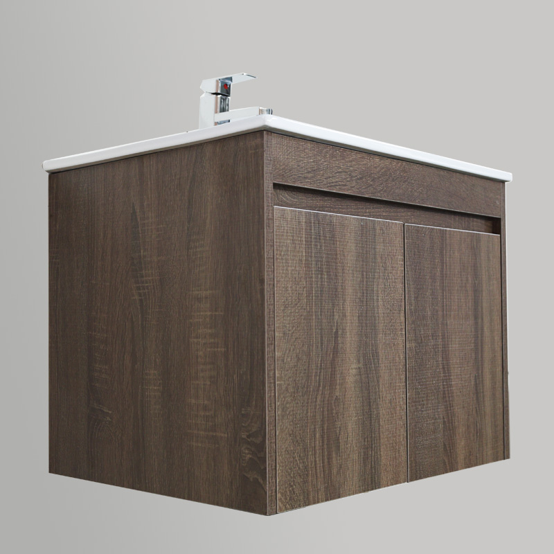 24 Inch Bathroom Vanity MDF Cabinet with Ceramic Basin