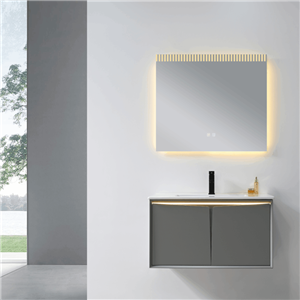 Durable PVC Bathroom Vanity with LED Mirror