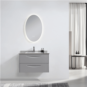 LED Bathroom Vanity with Sintered Stone Basin