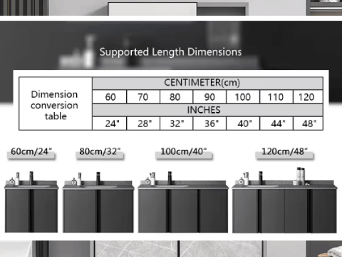 How to Select the Bathroom Vanity Size: From 18 to 36 Inches