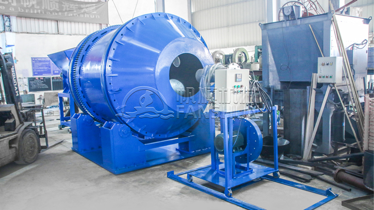 rotary furnace for aluminium melting