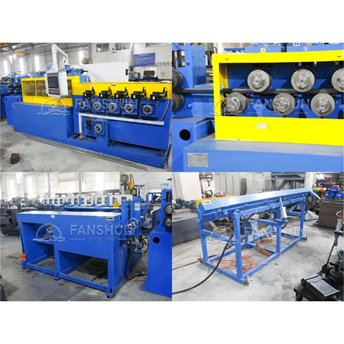 2022.5.8 Netherlands Iron Rod Vertical and Horizontal Straightening Machine(PLC type)