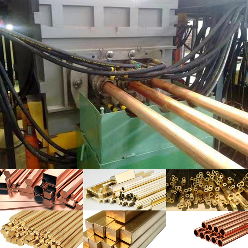 Línea de producción de barras de cobre 600-800T