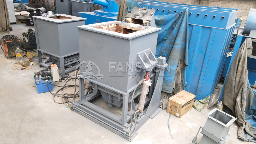 What is the difference between power and efficiency of copper melting furnace?