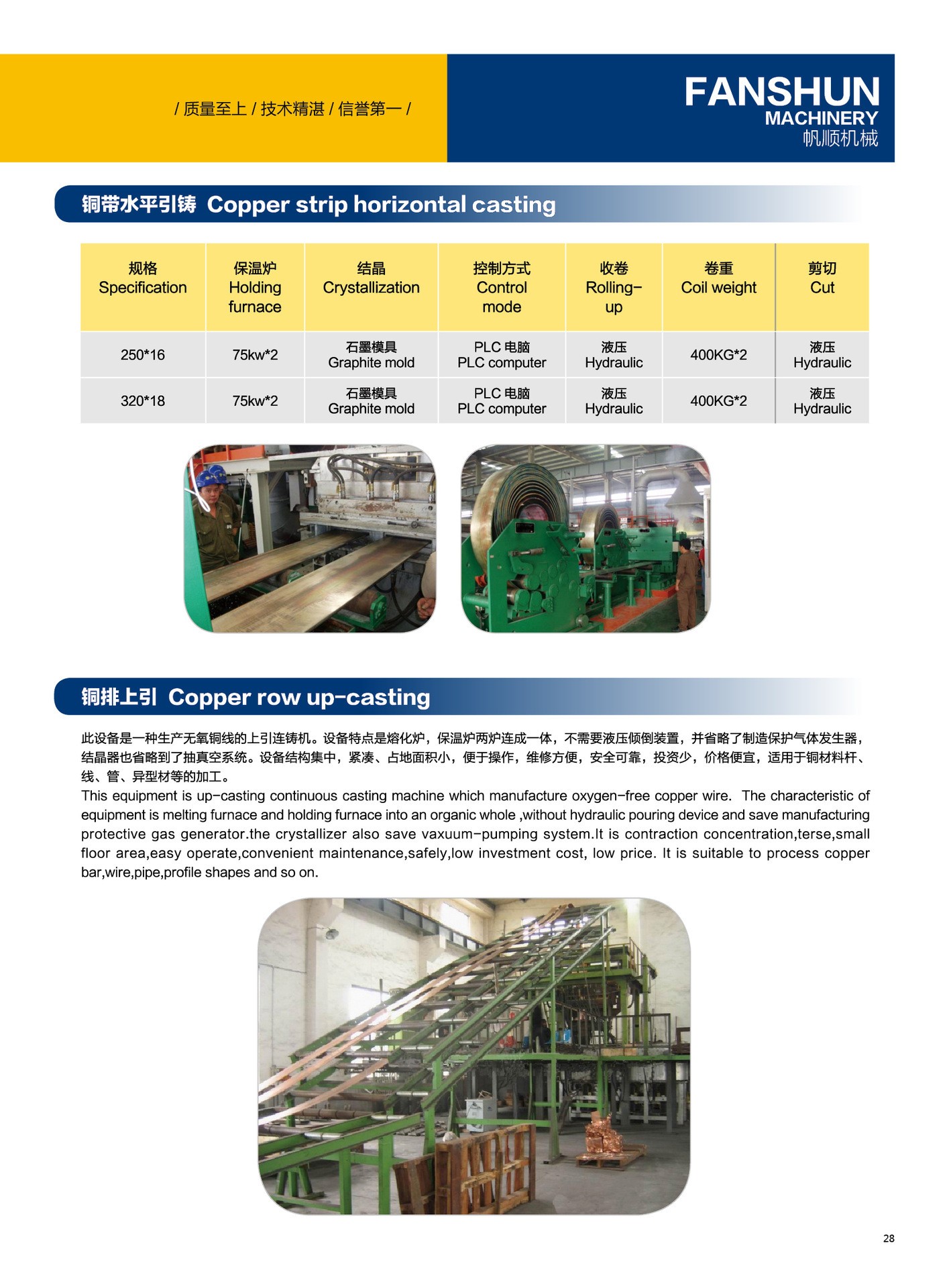 Anaerobic rod lead production line