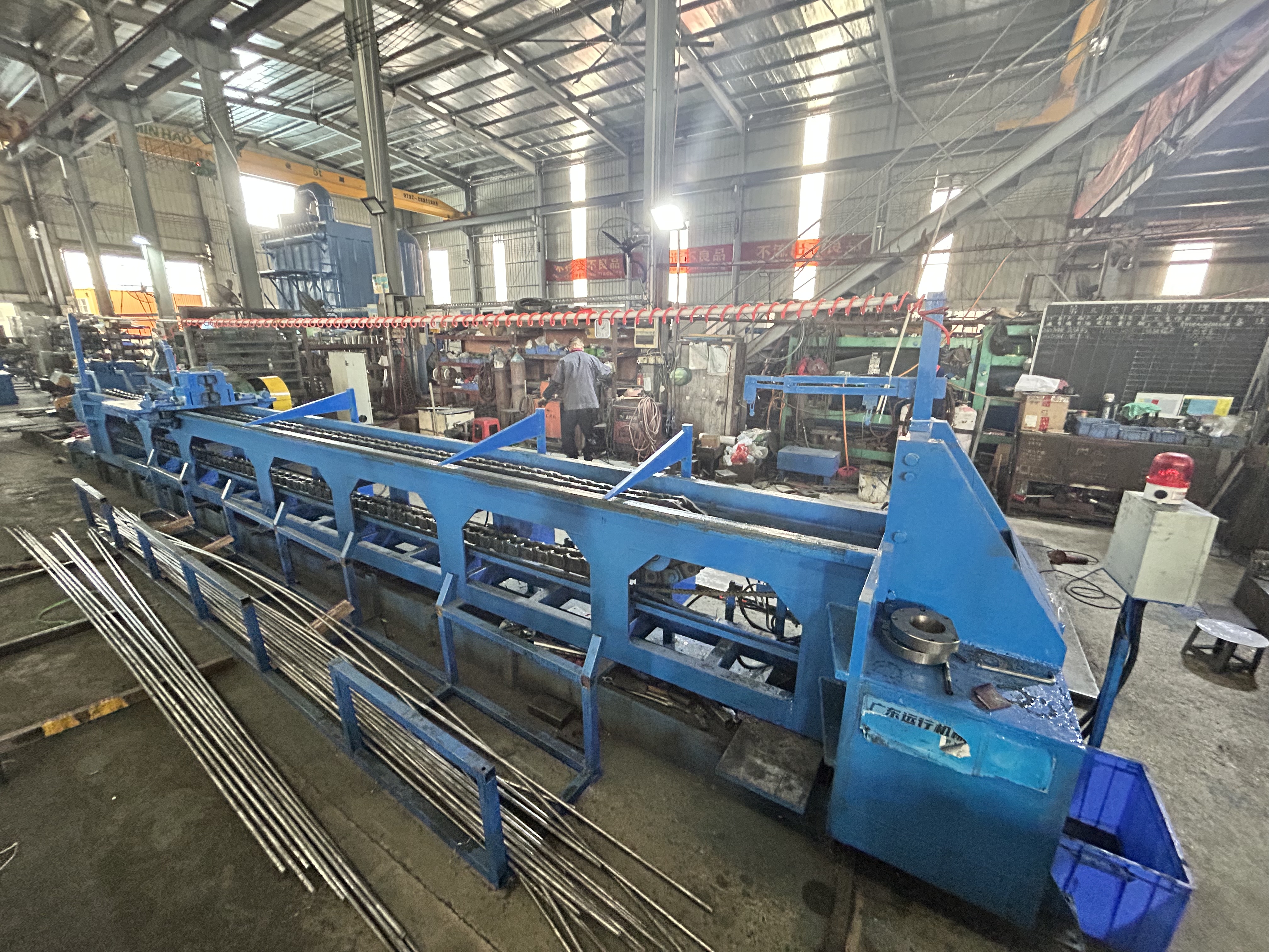 What role does the new aluminum rod double drawing machine play in modern manufacturing