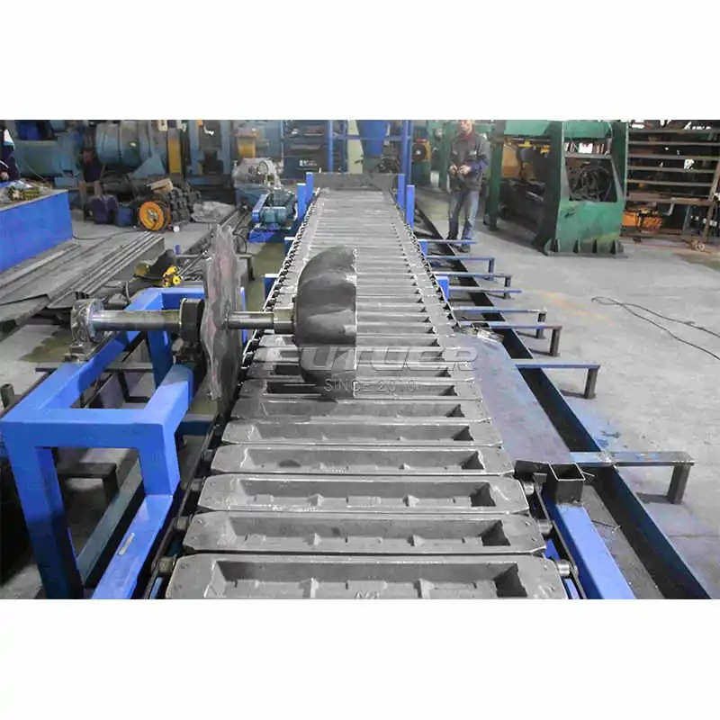 Ligne de production de lingots de cuivre de lingots d'aluminium