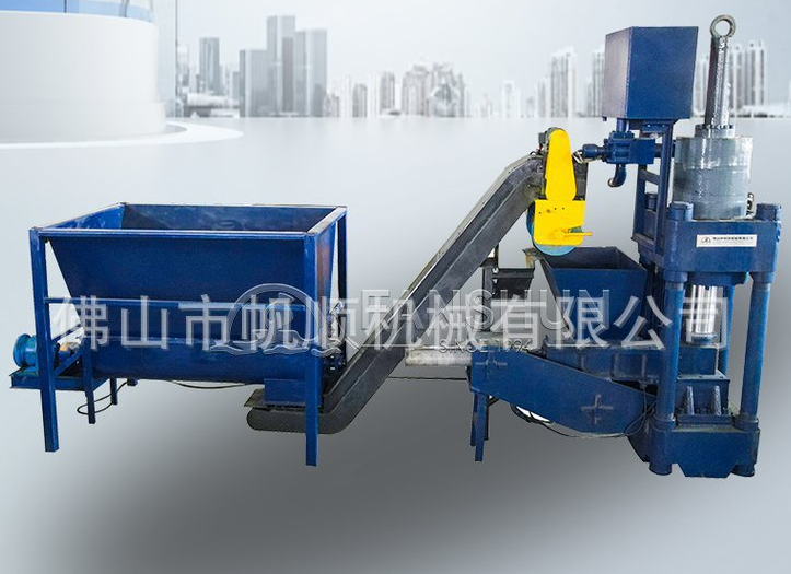 The difference between metal chip cake press and metal chip block press