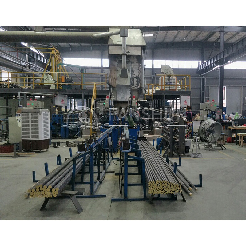 Air conditioning copper pipe production line