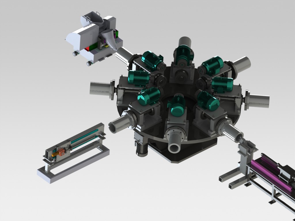 How can centrifugal casting technology be used to improve the density and mechanical properties of new materials?