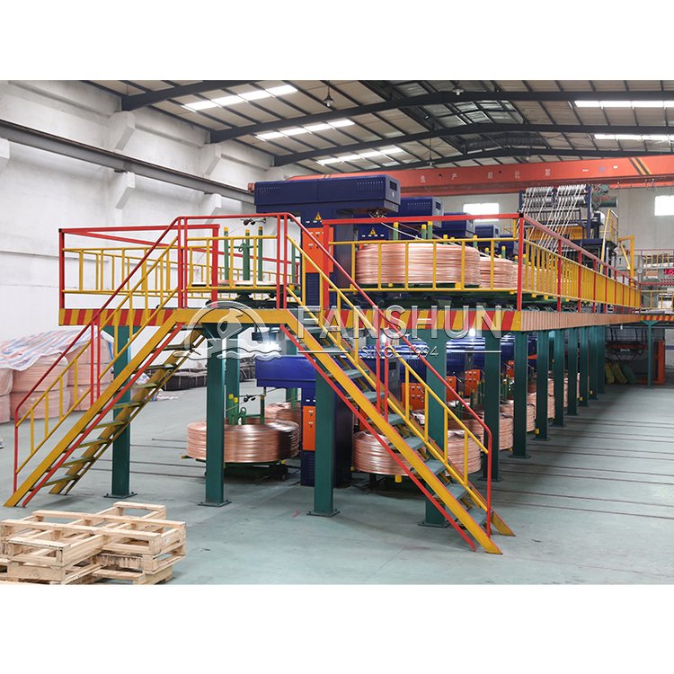Wire copper rod production line